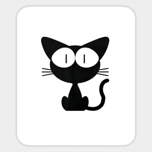 Cat miaw Sticker